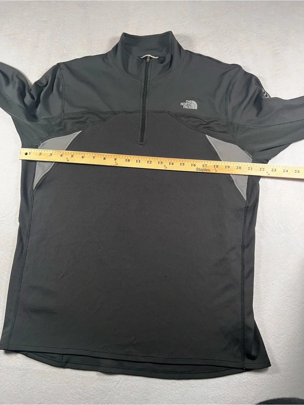 The North Face Flight Series Mens XL Black 1/4 Zip Running Trail Performance Top